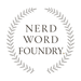 Nerd Word Foundry wreath logo (ink)